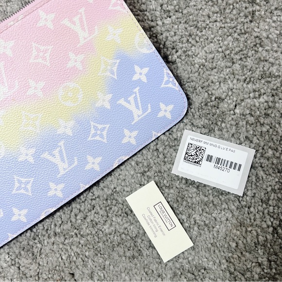 Louis Vuitton Neverfull Pochette Limited Edition Escale Authentic - Picture 3 of 5